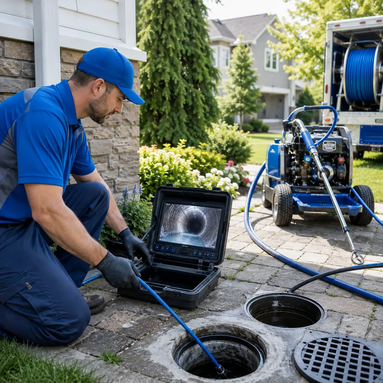 Outdoor drain cleaning professionals serving Quinlan, TX